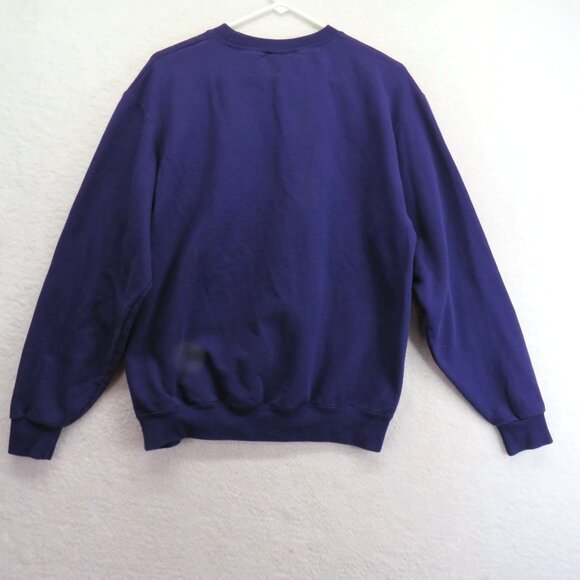 Texas Christian University Sweatshirt Size Medium Vintage Champion Purple TCU‎ - Picture 3 of 9